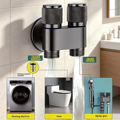 💯1-In-2-Handheld Out DualControl Valve Bidet Sprayerfor Toilet