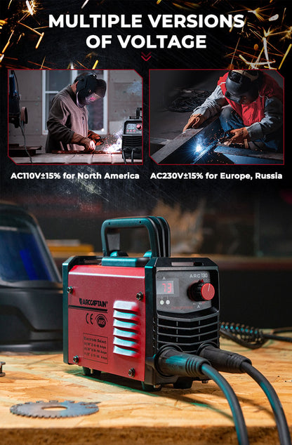 Mini MMA Welder with More Efficient Digital Control System