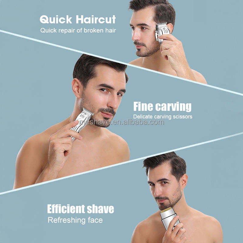 Three-in-one hair clipper-shaving set