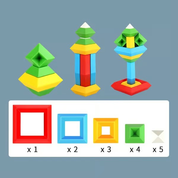 Pyramids Stacking Blocks