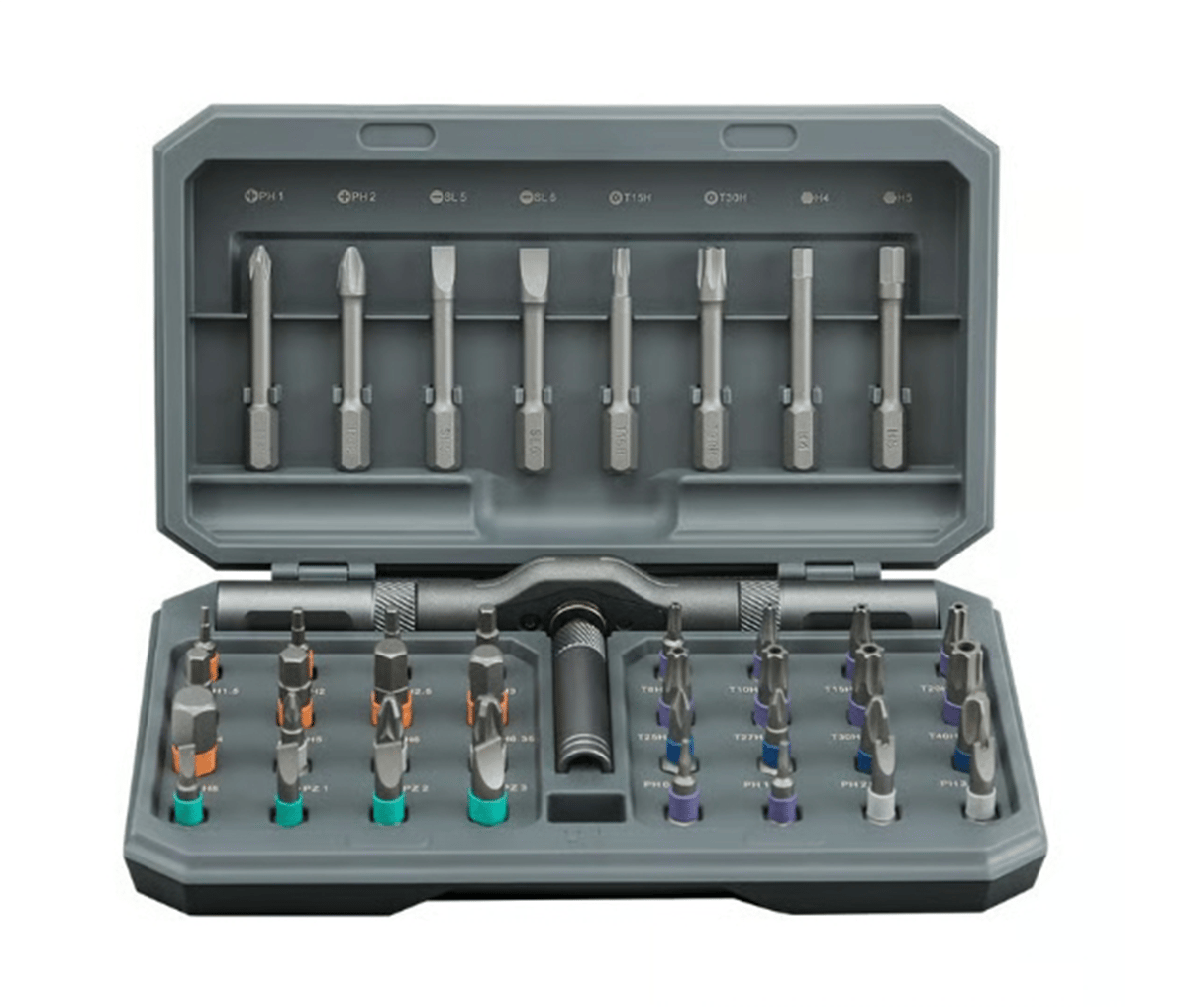 🔥🔥24 in 1 DlY Screwdriver Set Magnetic Compact and Portable Ratchet Screwdriver