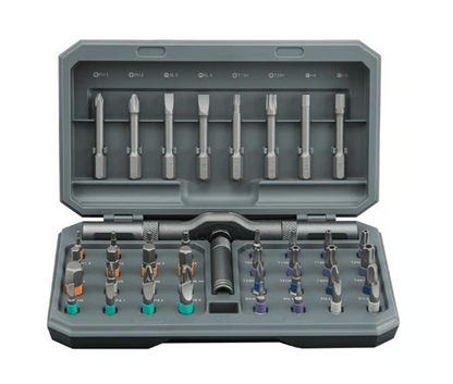 🔥🔥24 in 1 DlY Screwdriver Set Magnetic Compact and Portable Ratchet Screwdriver