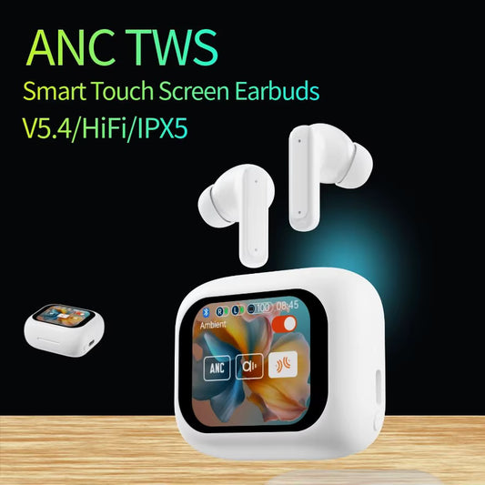 Compact Touch-Control Clear-Sound Earbuds
