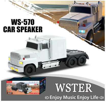 WS-570 Retro American Truck Model Bluetooth Replica Speaker – Portable HD Sound - 🚀Free shipping