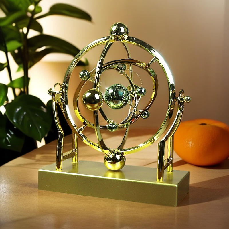 Celestial Orbit Perpetual Motion Pendulum - Creative Home Rotary Decoration🚀