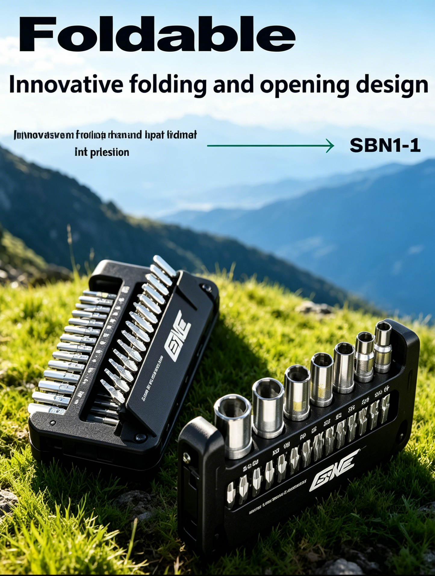 38 in 1 72Tooth Ratchet Socket Wrench Set with Magnetic Socket Ergonomic Handle