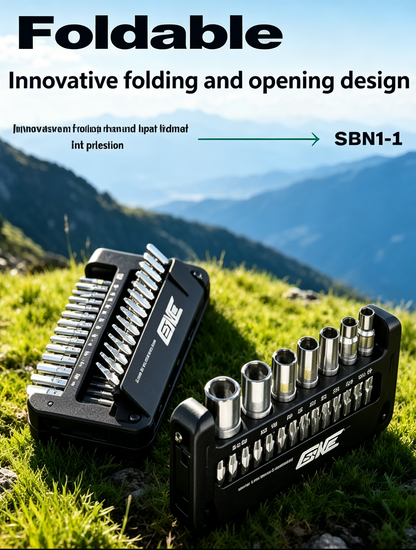 38 in 1 72Tooth Ratchet Socket Wrench Set with Magnetic Socket Ergonomic Handle