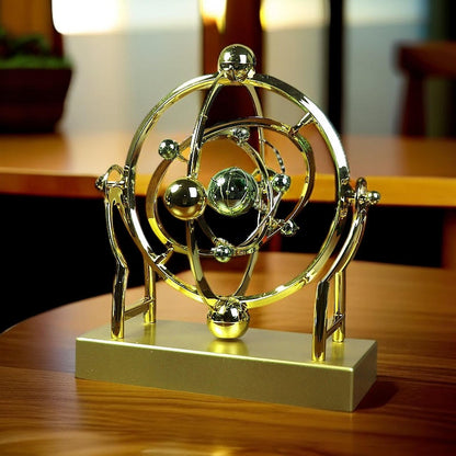 Celestial Orbit Perpetual Motion Pendulum - Creative Home Rotary Decoration🚀