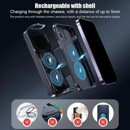 Smart 2-in-1 Auto-Rotating Car Phone Holder Wireless Charger Mount