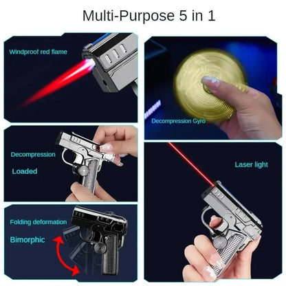 🔥⚡Multifunctional, foldable, windproof lighter