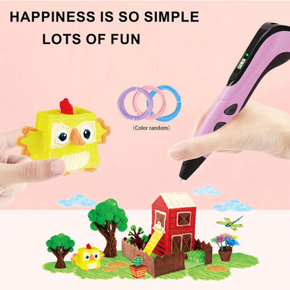 NEW 3D DIY Printing Pen Set for Kids