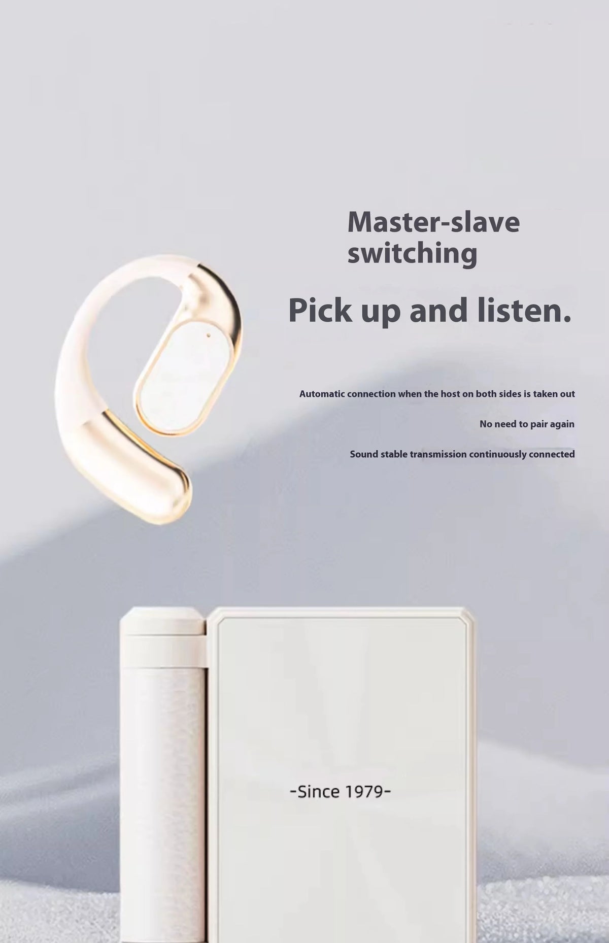 🔥Monster Ear Buds - Headphones Bluetooth with Dual-Fold Design