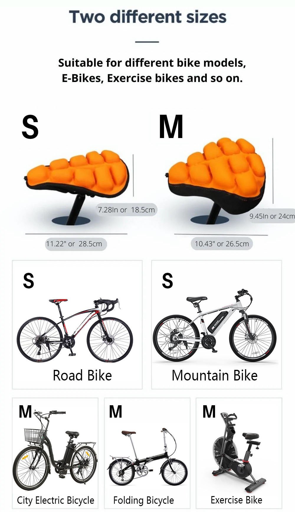 The Revolutionary 3D Air Bag Bicycle Seat Cushion