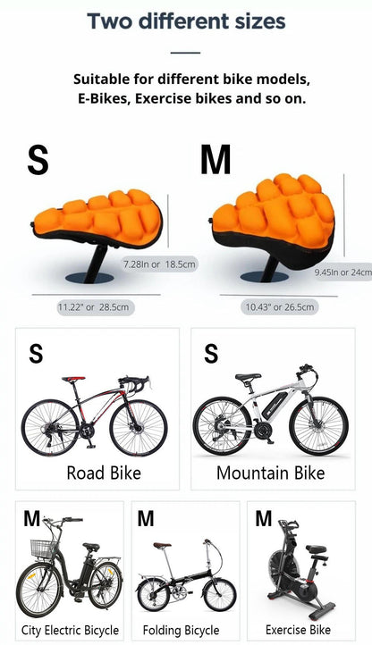The Revolutionary 3D Air Bag Bicycle Seat Cushion