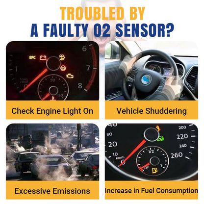 📢📢50% OFF! ⏳ Automotive O₂ Sensor Offset Socket & Thread Chaser 5-Piece Set – CR-V Steel, Side Cutout Design & Universal Fit for Fast, Safe Repairs! 🔧🚗