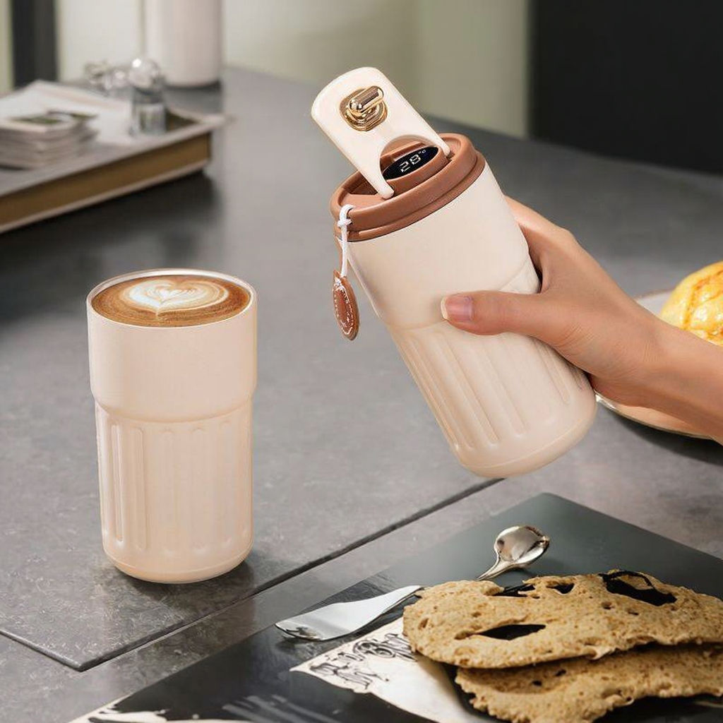 🔥Coffee Cups With Temperature Display😊