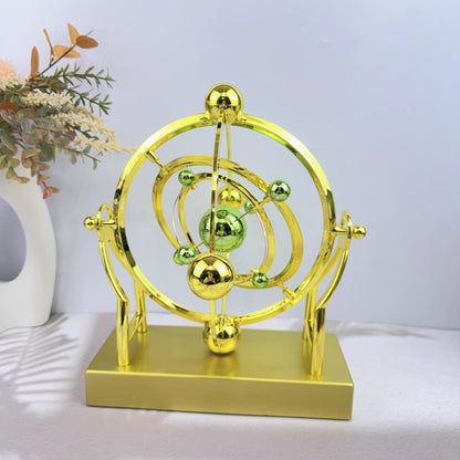Celestial Orbit Perpetual Motion Pendulum - Creative Home Rotary Decoration🚀