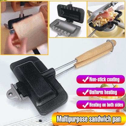 Double-Sided Sandwich Grill Pan