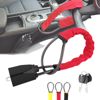 Hotsale Universal Anti Theft Seat Belt Lock Car Security Steering Wheel Lock Car Brake Pedal Lock