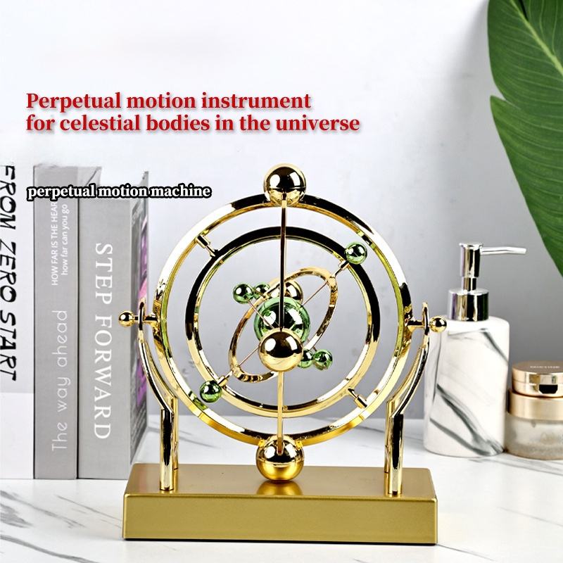 Celestial Orbit Perpetual Motion Pendulum - Creative Home Rotary Decoration🚀