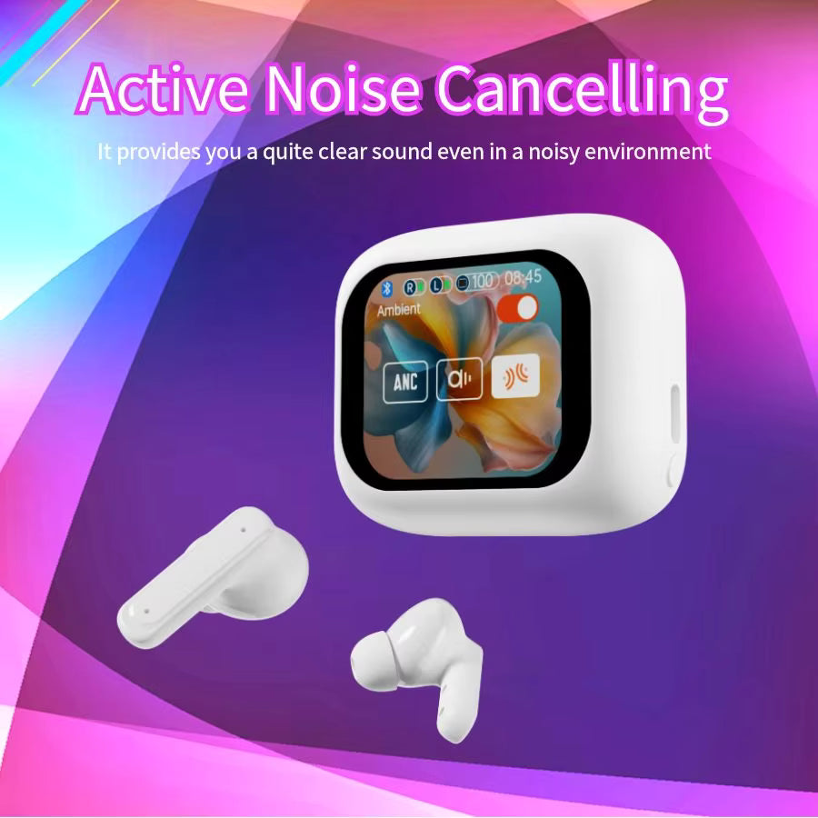 Compact Touch-Control Clear-Sound Earbuds