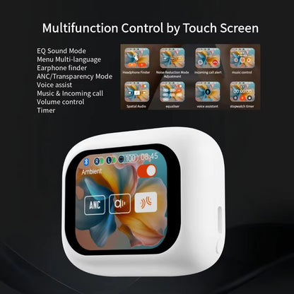 Compact Touch-Control Clear-Sound Earbuds