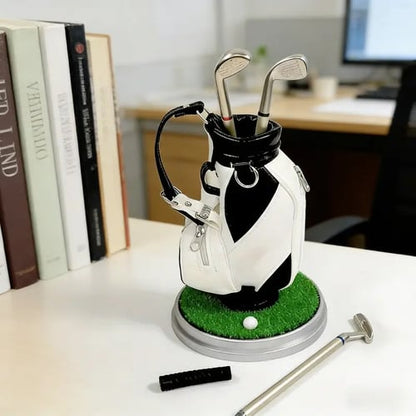 ⛳Golf Pen Holder + 3-Pen Set🏌️‍♂️Elevate Your Office Desk