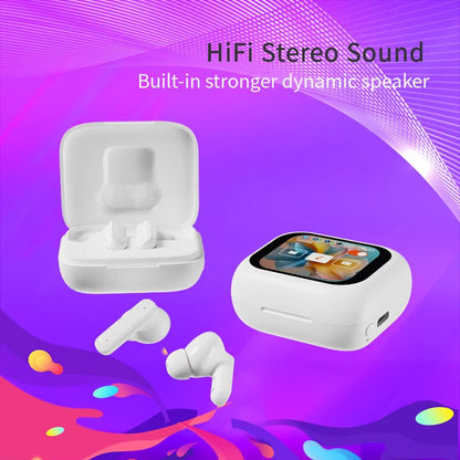 Compact Touch-Control Clear-Sound Earbuds