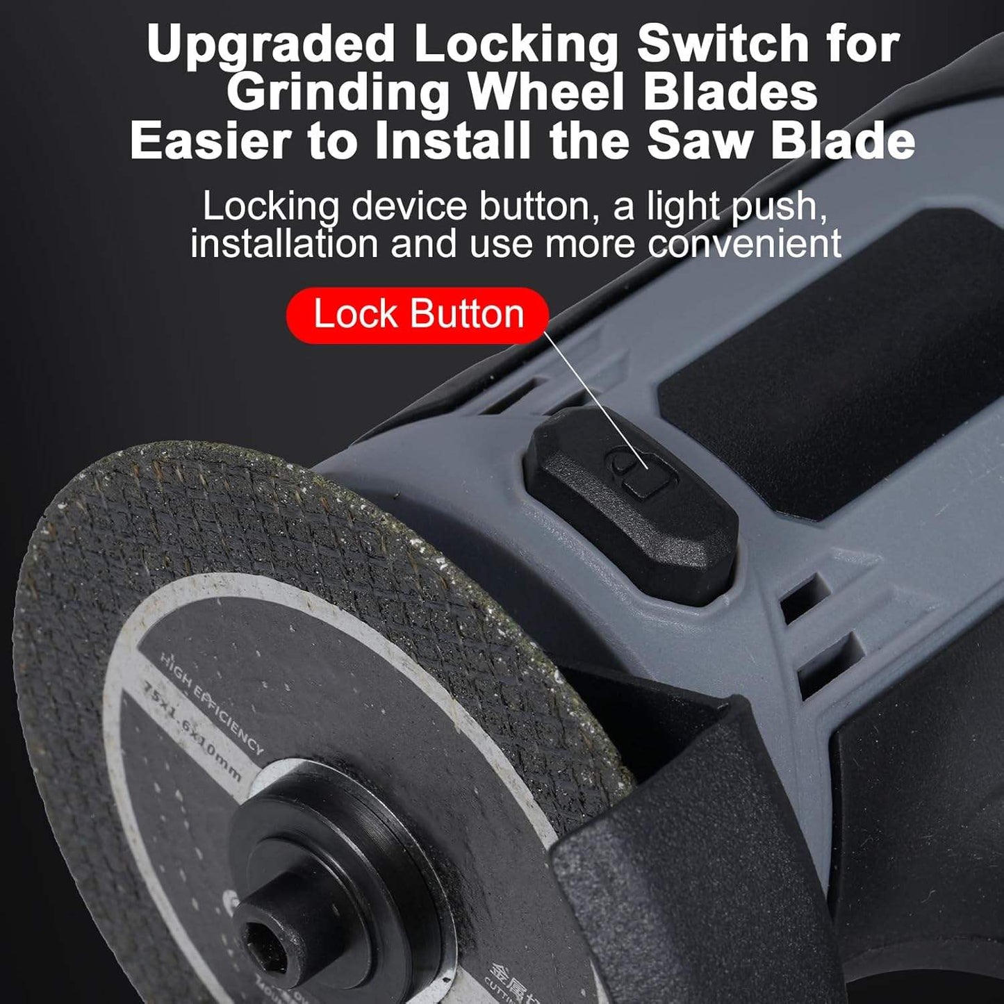 16.8v High Performance Electric Angle Grinder