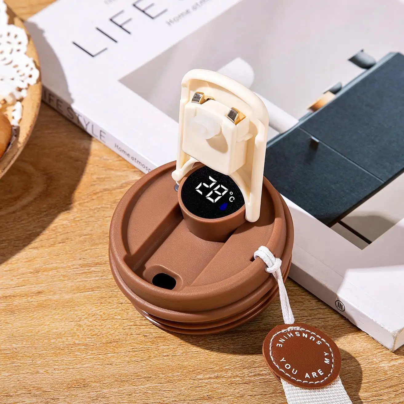 🔥Coffee Cups With Temperature Display😊