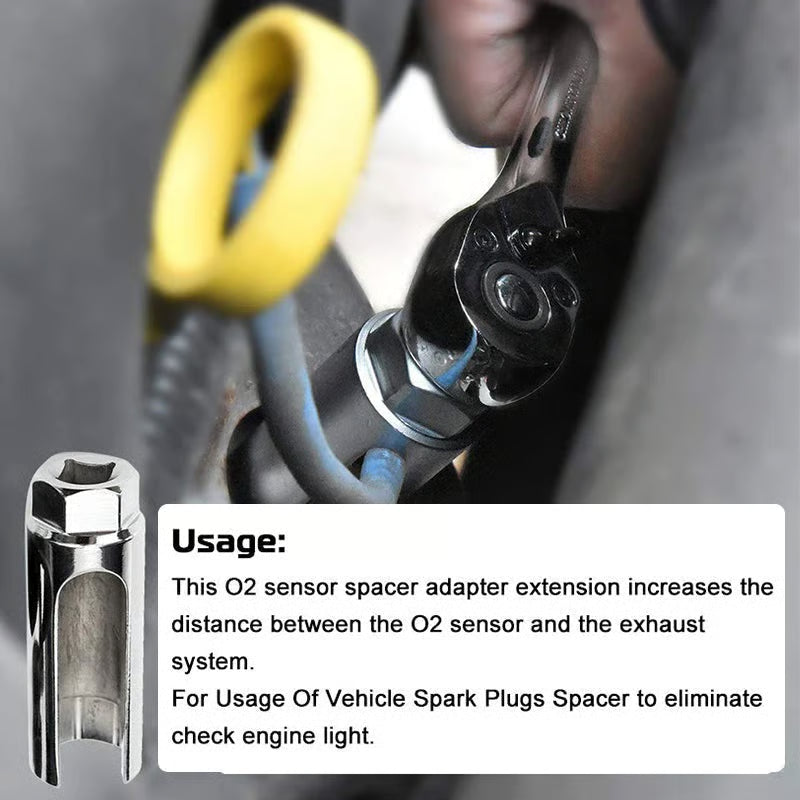 📢📢50% OFF! ⏳ Automotive O₂ Sensor Offset Socket & Thread Chaser 5-Piece Set – CR-V Steel, Side Cutout Design & Universal Fit for Fast, Safe Repairs! 🔧🚗