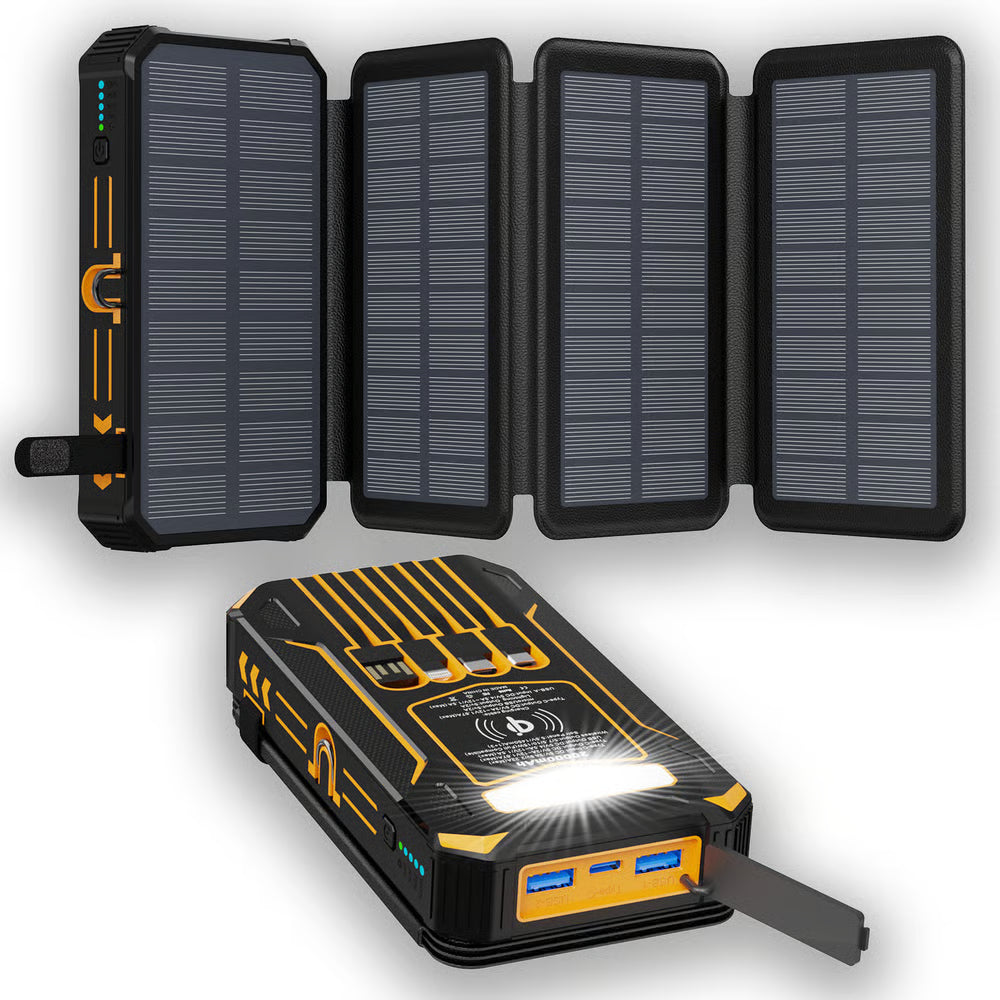 🔥Tai Neng Yang High-Speed Power Bank, 6W Fast Charging, 4 Built-in Cables & 7 Outputs