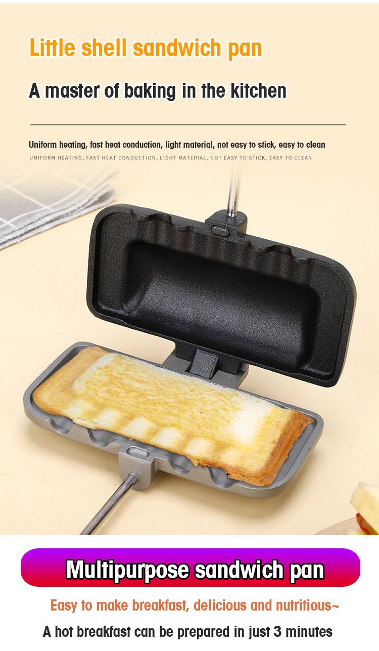 Double-Sided Sandwich Grill Pan