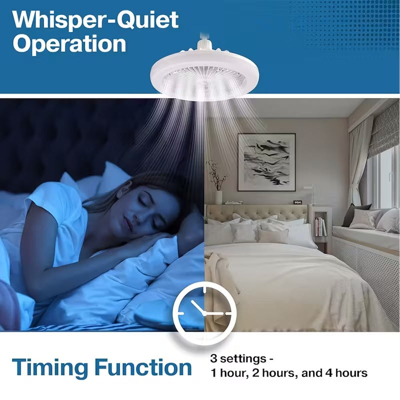 LED Smart Fan Light with Remote Control