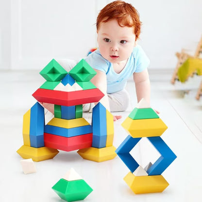 Pyramids Stacking Blocks