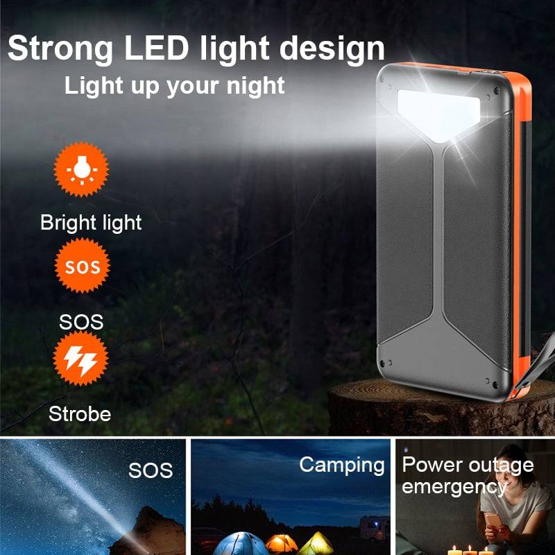 Outdoor solar power bank