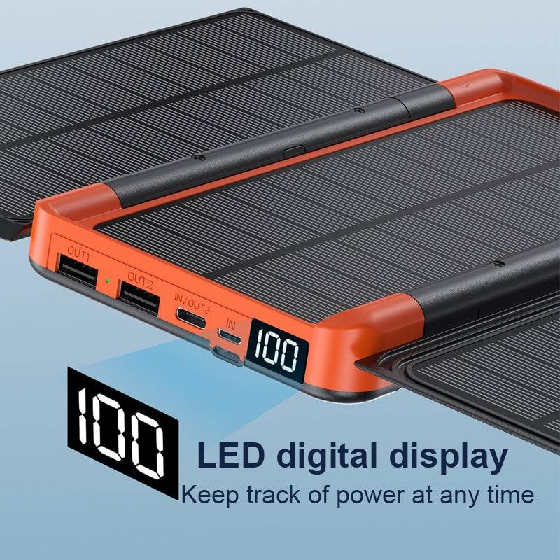 Outdoor solar power bank