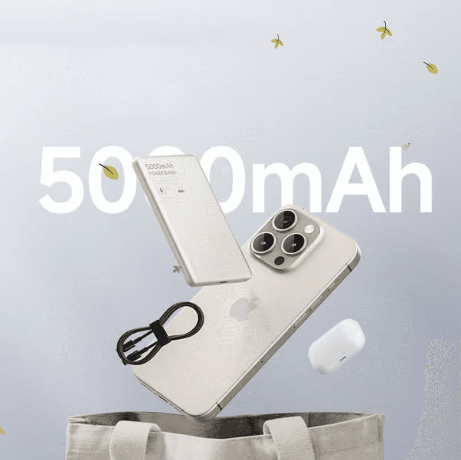 Ultra-thin Magnetic Wireless Power Bank Two-way Fast Charging Mobile Power Supply