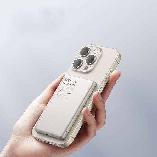 Ultra-thin Magnetic Wireless Power Bank Two-way Fast Charging Mobile Power Supply