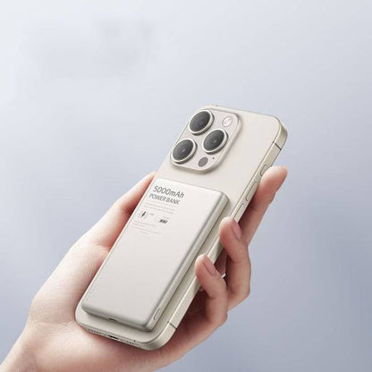 Ultra-thin Magnetic Wireless Power Bank Two-way Fast Charging Mobile Power Supply