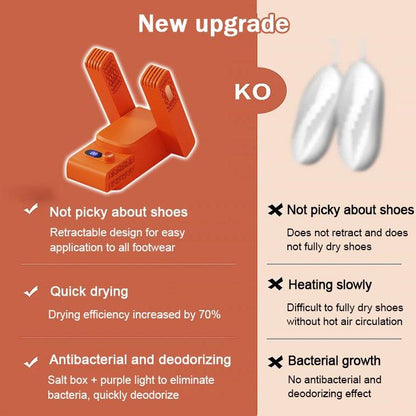 Foldable constant temperature sterilization shoe dryer