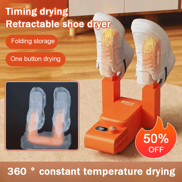 Foldable constant temperature sterilization shoe dryer