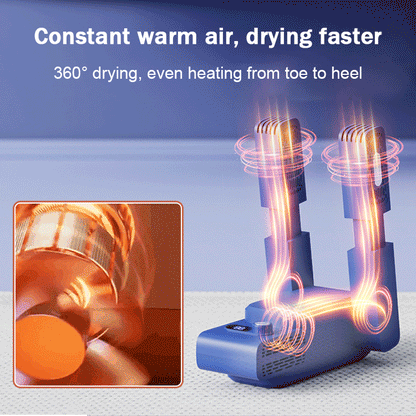 Foldable constant temperature sterilization shoe dryer