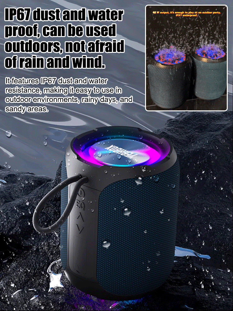 【Audio and video enjoyment】HIFI subwoofer multi-purpose Bluetooth speaker