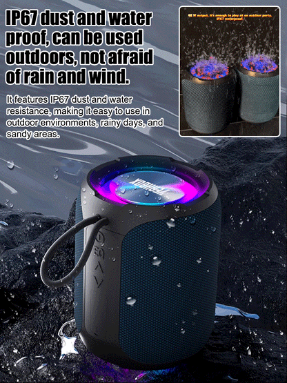 【Audio and video enjoyment】HIFI subwoofer multi-purpose Bluetooth speaker