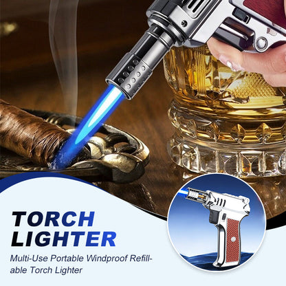 🔥Hot Sale 50% OFF🔥Multi-Use Portable Windproof Refillable Torch Lighter