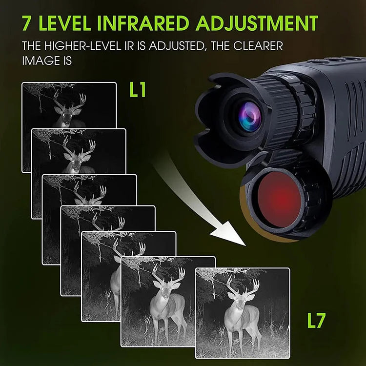 Outdoor HD Video Infrared Night Vision Telescope Camera