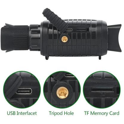 Outdoor HD Video Infrared Night Vision Telescope Camera