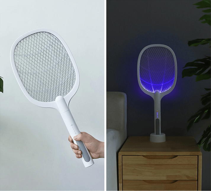 2-in-1 Electric Swatter & Night Mosquito Killing Lamp