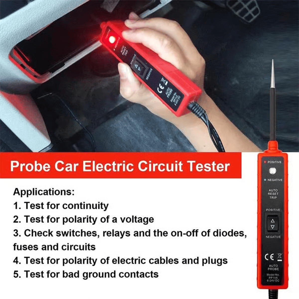 Car Electric Circuit Tester